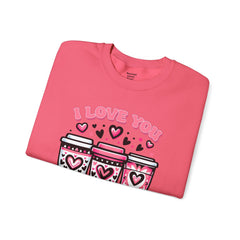 Woman's I Love You More Than Coffee Valentine - Unisex Heavy Blend™ Crewneck Sweatshirt