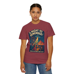 A Night to Remember! Vintage Style Unisex T-Shirt, Retro Graphic Tee, Fun Carnival Shirt, Summer Festival Top, Unique Gift