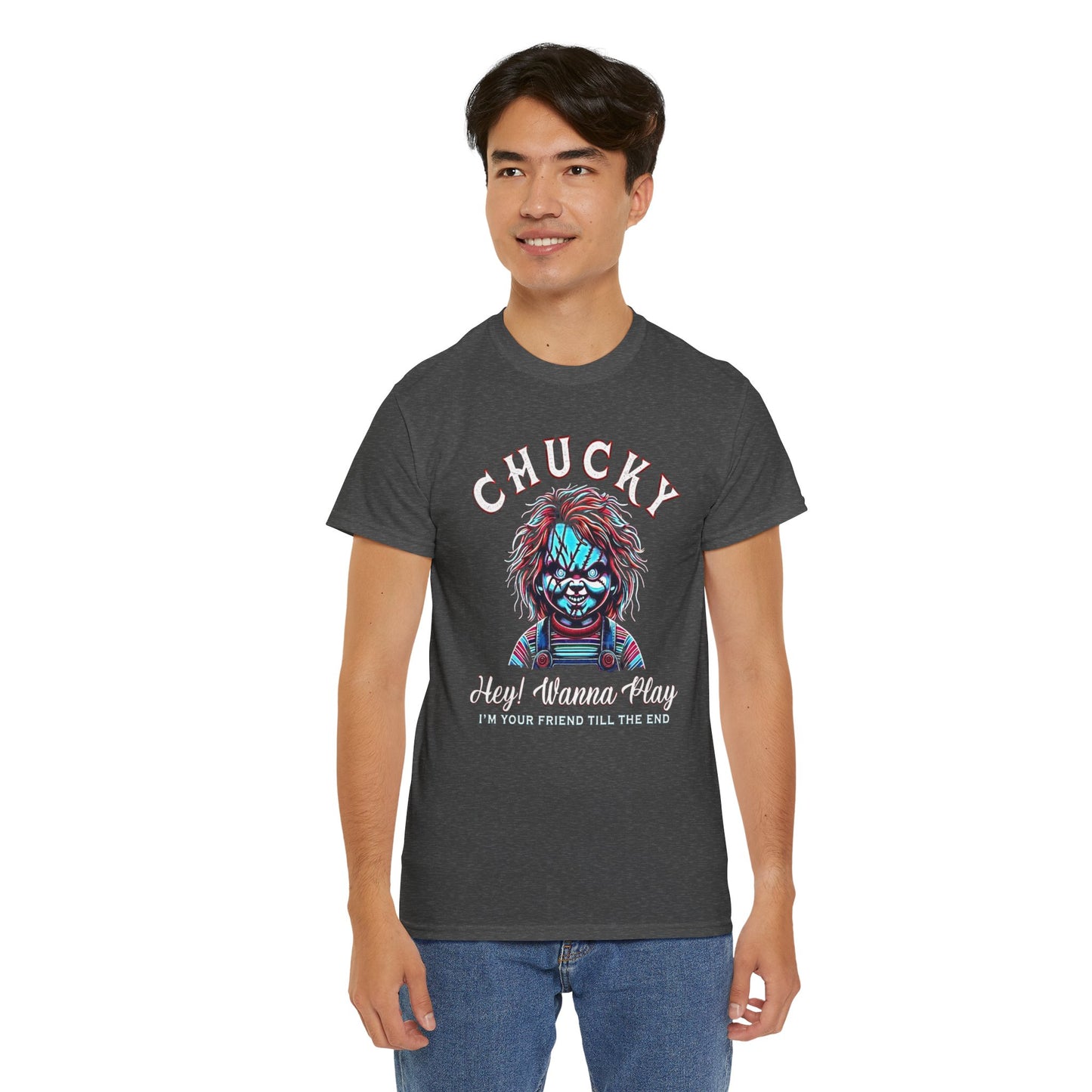 Chuck The Man Child - Unisex Heavy Cotton Tee