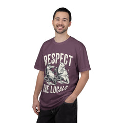 Alligator and Manatee Respect the Locals T-Shirt — Vintage Beach Vibes Graphic Tee