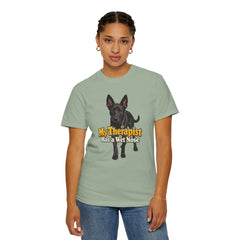 My Therapist Has a Wet Nose Personalized with your dog(s) image T-Shirt