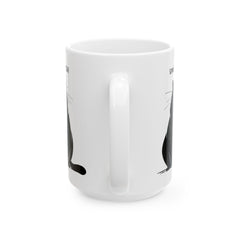 Some Coffee Please, Black Cat Graphic, Ceramic Mug, (11oz, 15oz)