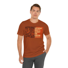 Music Inspired Unisex Tee - Saturday Nights All Right For Fighting Graphic