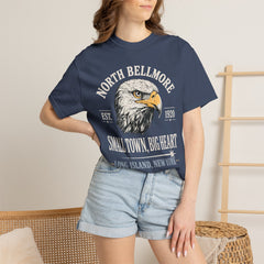 Your Home Town Personalized Eagle T‑Shirt — "Small Town, Big Heart"