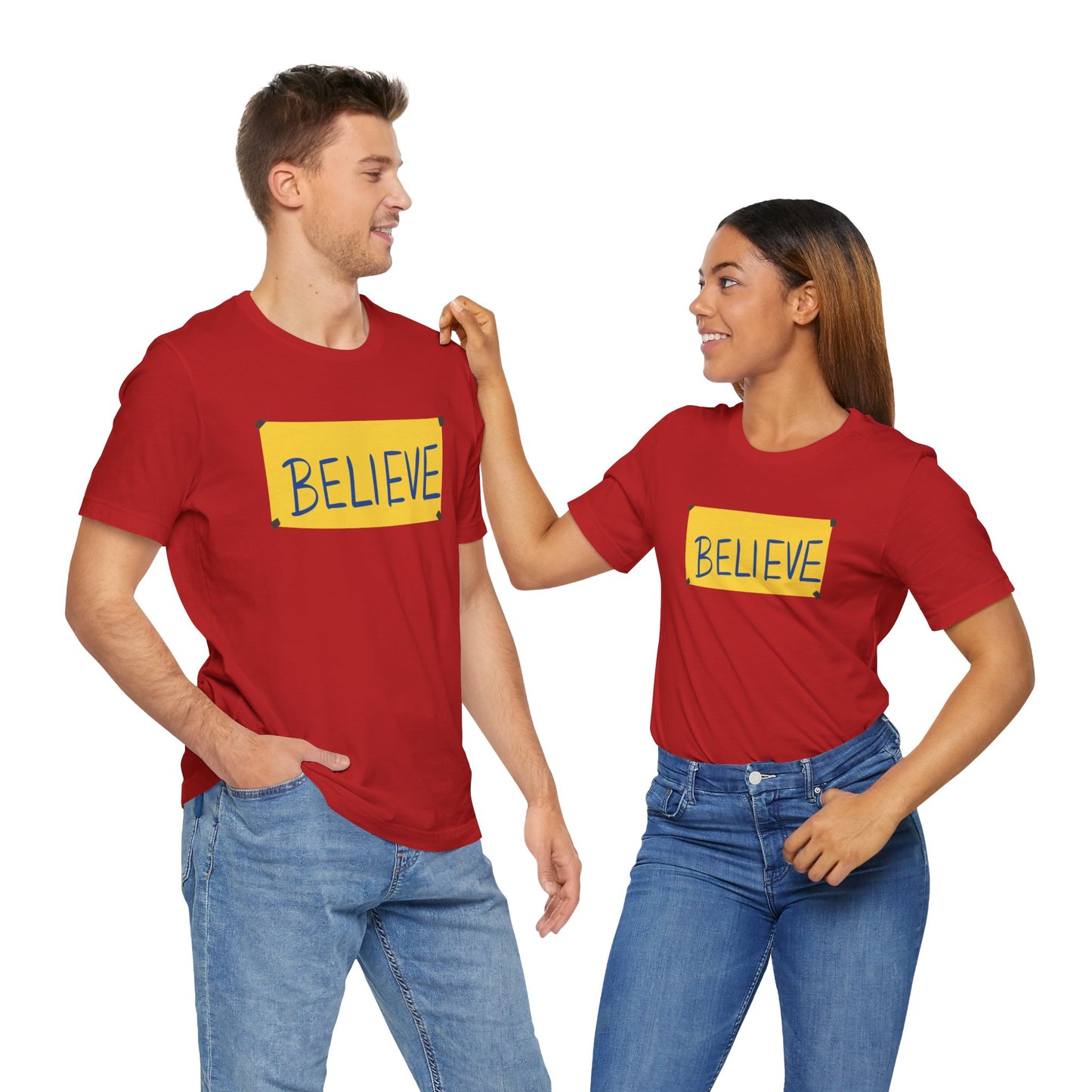 Ted Lasso BELIEVE SHIRT - Unisex Short Sleeve Tee