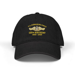 U.S. Submarine Force 125th Birthday Embroidered Hat