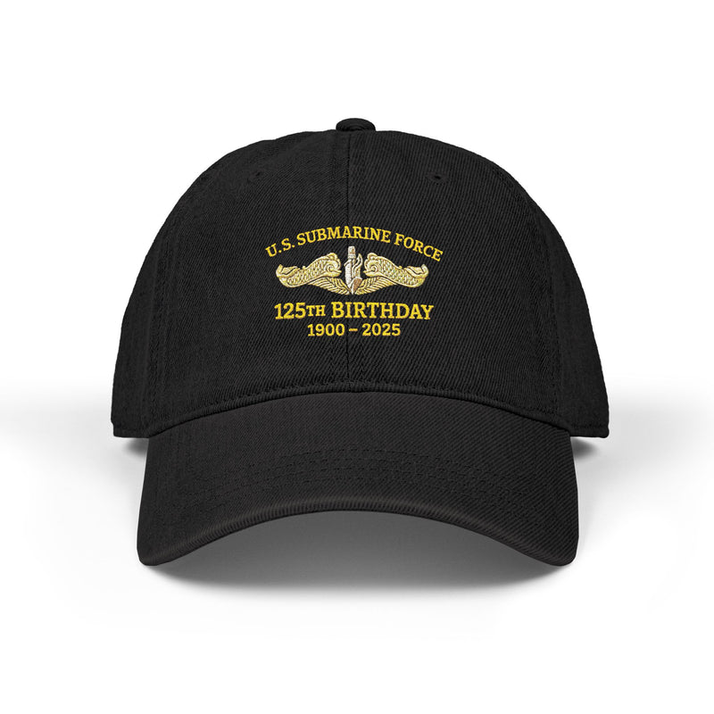 U.S. Submarine Force 125th Birthday Embroidered Hat