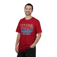 1776% American Patriot T-Shirt — 4th of July Patriotic Tee