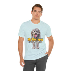 My Therapist Has A Wet Nose Personalized with your dog(s) image T-Shirt