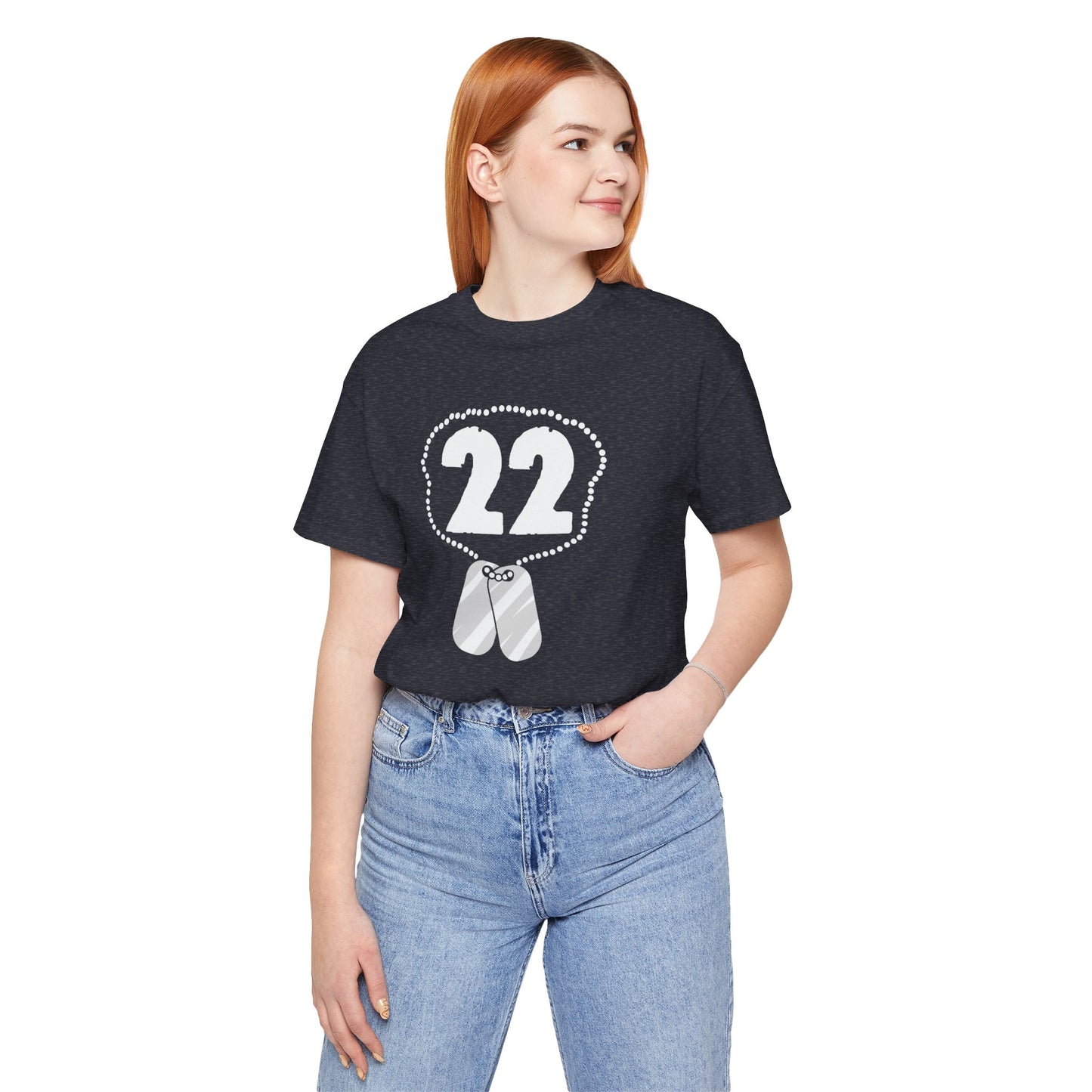 22 Veteran Suicides A Day - Unisex Jersey Short Sleeve Tee