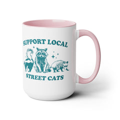 Funny Critters Quote, Two-Tone Coffee Mugs, 15oz, Animal Lovers Gift, gift for her, gift for him, office mug gift, Birthday Gift,