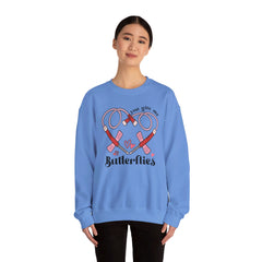 You Give Me Butterflies - Unisex Heavy Blend™ Crewneck Sweatshirt