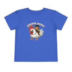 Toddler Chicken Jockey Tee - Fun Minecraft Animal T-Shirt for Kids