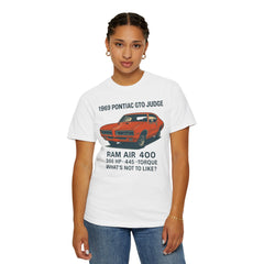 Retro Pontiac 1969 GTO Judge - Unisex Comfort Colors Garment Dyed T-Shirt