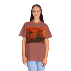 Not Fragile Unisex Garment-Dyed T-Shirt -BTO Inspired Vintage Guitar Graphic Tee