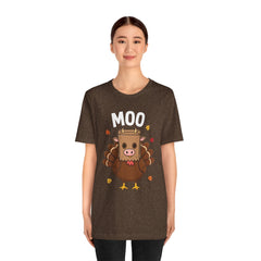 Funny Thanksgiving Turkey Moo T‑Shirt - Unisex Tee