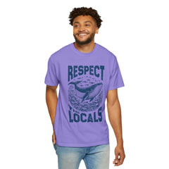 Respect the Locals Whale T-Shirt — Marine Conservation Graphic