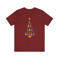 Guitar Lover Christmas Tree - Unisex NuBlend® Tee Shirt / Electric, Acoustic Guitar, Guitarist Gift, Christmas Gift, Gift for him