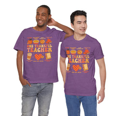 One Thankful Teacher T‑Shirt – Fall and Thanksgiving  Teacher Appreciation Tee