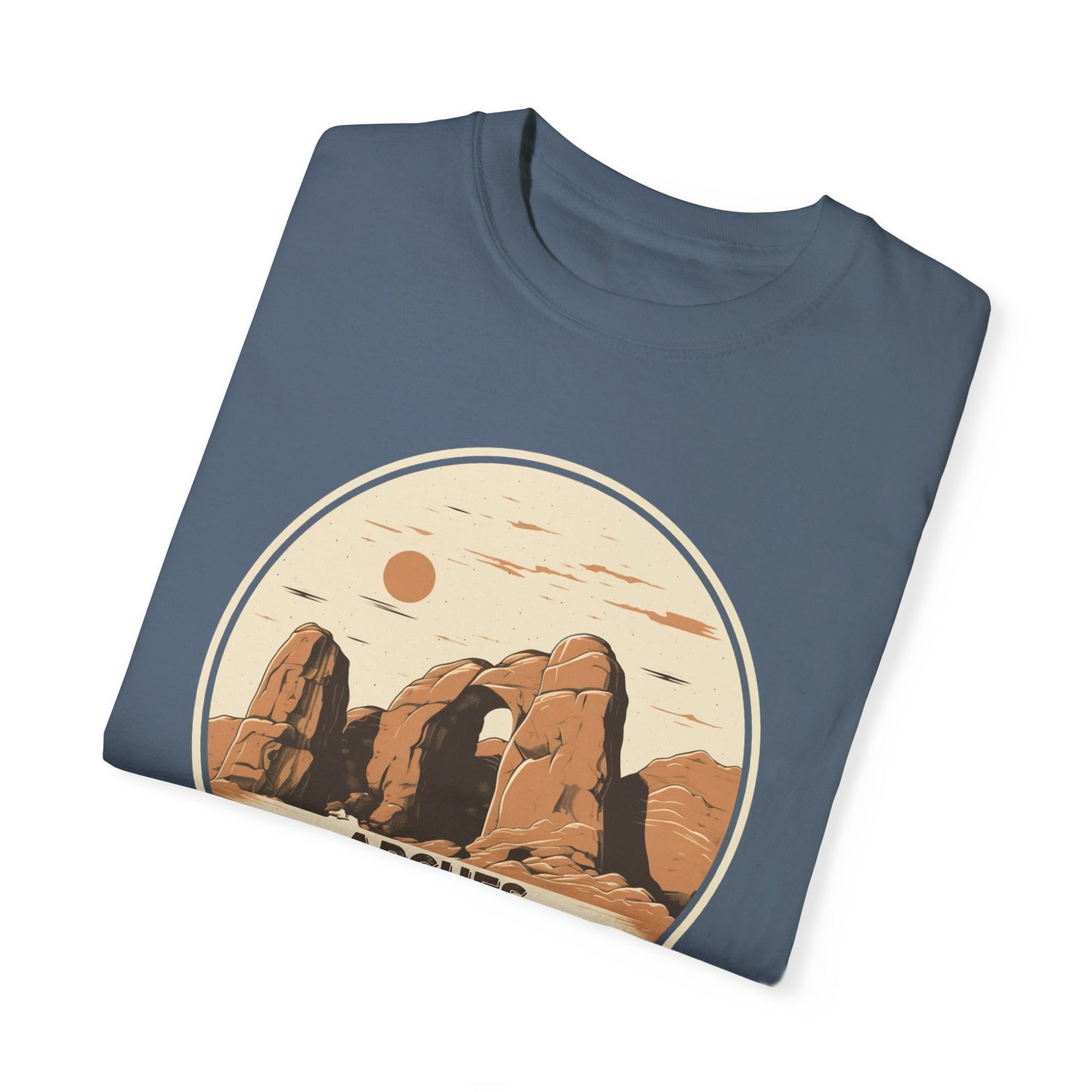 Arches National Park Graphic, Comfort Colors Soft Relaxed Fit Unisex Garment-Dyed T-shirt