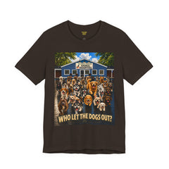 Who Let the Dogs Out? Baldwin Harbor Animal Hospital Graphic Dog Rescue T‑Shirt