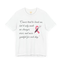 Cancer tried to break me, but it only made me stronger, wiser, and more grateful for each day.. / Survivor /  See matching coffee mug