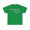 Personality, Looks, Fingers Count - Unisex Heavy Cotton Tee / Prosthetic Humor / One Leg / One Arm / Missing Fingers