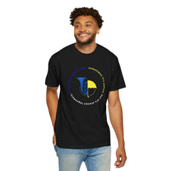 Blue French Horn & Yellow Umbrella T-Shirt — HIMYM Fan Tee