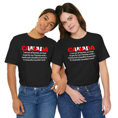Funny Canadian Tim Hortons reference Tee