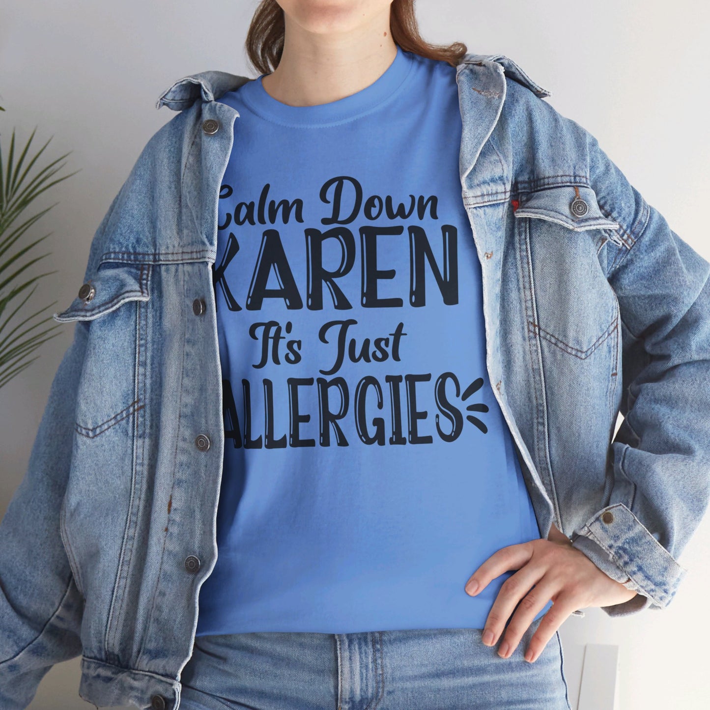 Calm Down Karen Unisex Heavy Cotton Tee