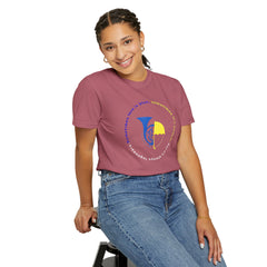 Blue French Horn & Yellow Umbrella T-Shirt — HIMYM Fan Tee