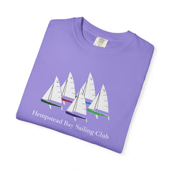 Hempstead Bay Sailing Club T-Shirt — Vintage Sailboat Race Day Tee