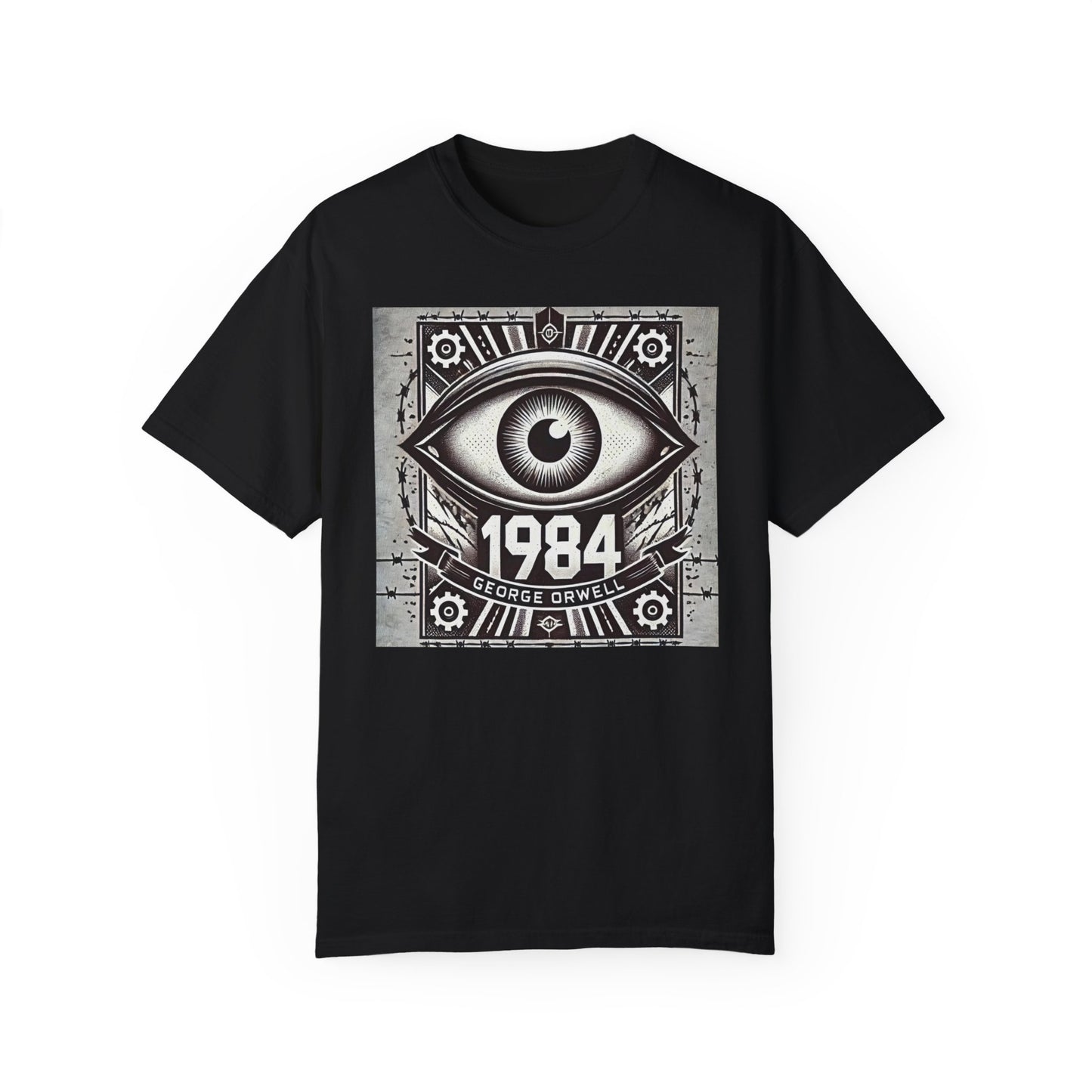 1984 Orwellian Graphic, Comfort Colors Soft Relaxed Fit Unisex Garment-Dyed T-shirt