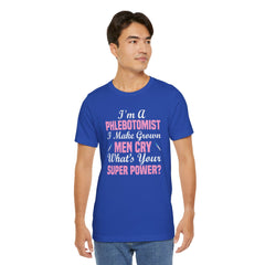 Phlebotomist Humor Tee, Funny Medical Shirt, Nurse Gift, Blood Tech Wear, Cute Phlebotomy Humor, Healthcare Apparel