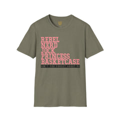 THE BREAKFAST CLUB - Rebel, Nerd, Jock, Princess,  Basketcase -  Unisex Softstyle T Shirt, You Forget About Me, Christmas Gift, For Her