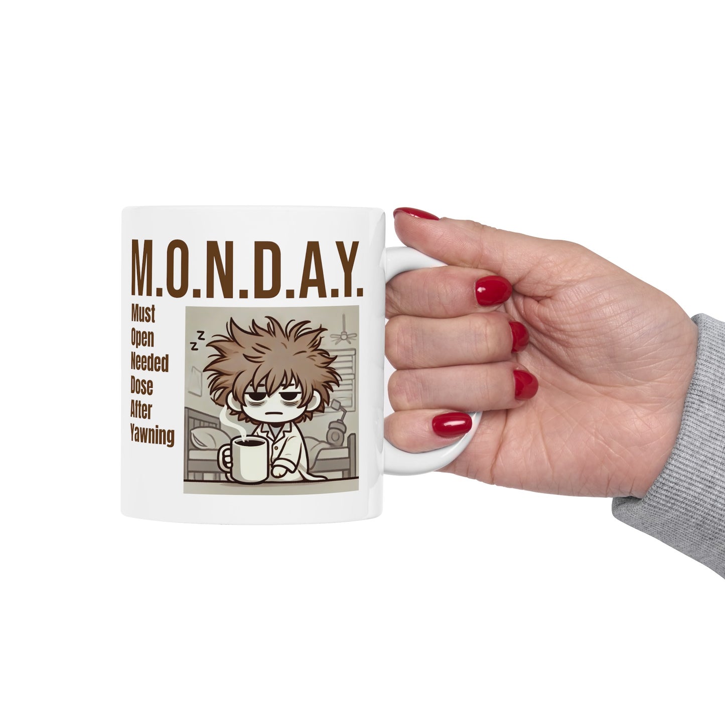 MONDAY Definition Funny Graphic Ceramic Mug, (11oz, 15oz)