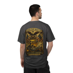 Stand the Watch Lighthouse Series T-Shirt — Patriotic Lighthouse Graphic Tee