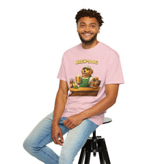 Golden Retriever Brewer Beer T-Shirt — Cute Brew-Dog Graphic Tee