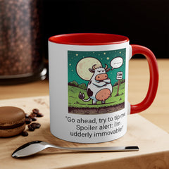 COW TIPPING Awareness - Accent Mugs | Cow Tipping Is Real, Bovine Humor. Gift For Him, Gift For Her, Farm Humor, Cow Fan Gift, Farm Animal