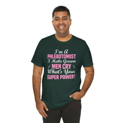 Phlebotomist Humor Tee, Funny Medical Shirt, Nurse Gift, Blood Tech Wear, Cute Phlebotomy Humor, Healthcare Apparel