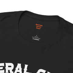 Feral Girl Halloween Raccoon! Graphic Unisex Heavy Cotton Tee