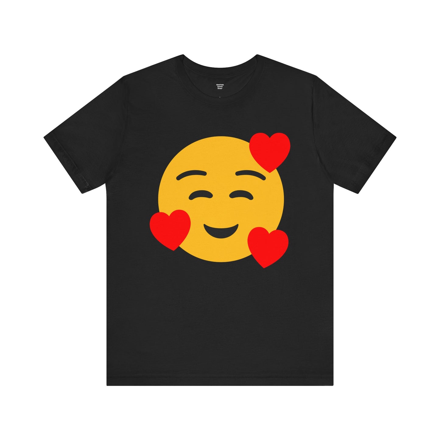 Emoji With Hearts Of Love - Graphic Unisex Jersey Short Sleeve Tee