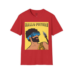Hallo Future Pop Art Guy Unisex Softstyle T-Shirt