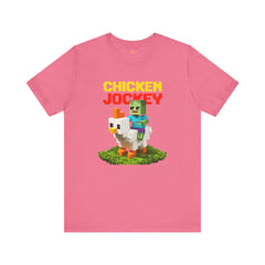 Video Game Chicken Jockey Tee - Unisex Short Sleeve T-Shirt