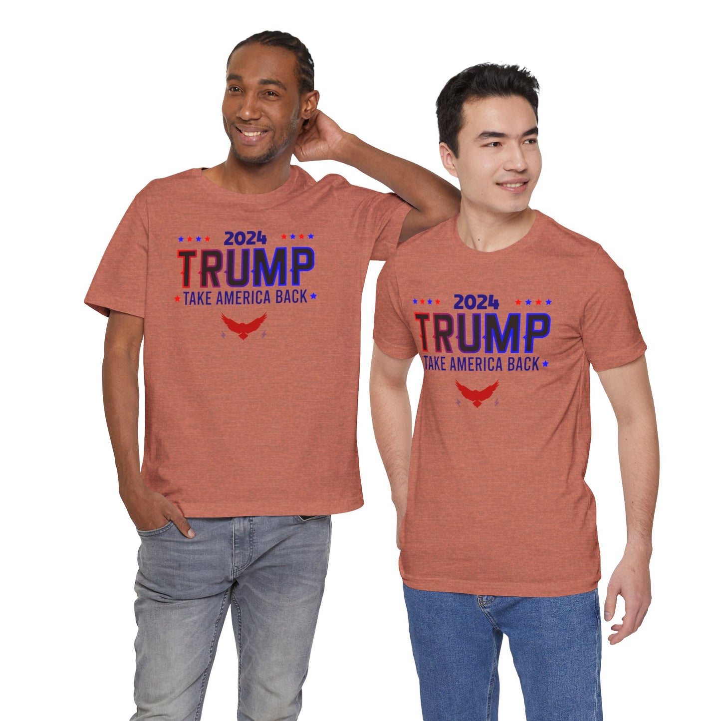 2024 TRUMP Take America Back Political Short Sleeve Tee