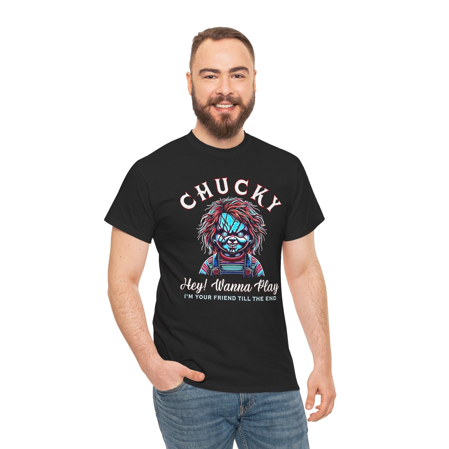 Chuck The Man Child - Unisex Heavy Cotton Tee