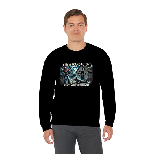 Scare Actor Unisex Heavy Blend™ Crewneck Sweatshirt