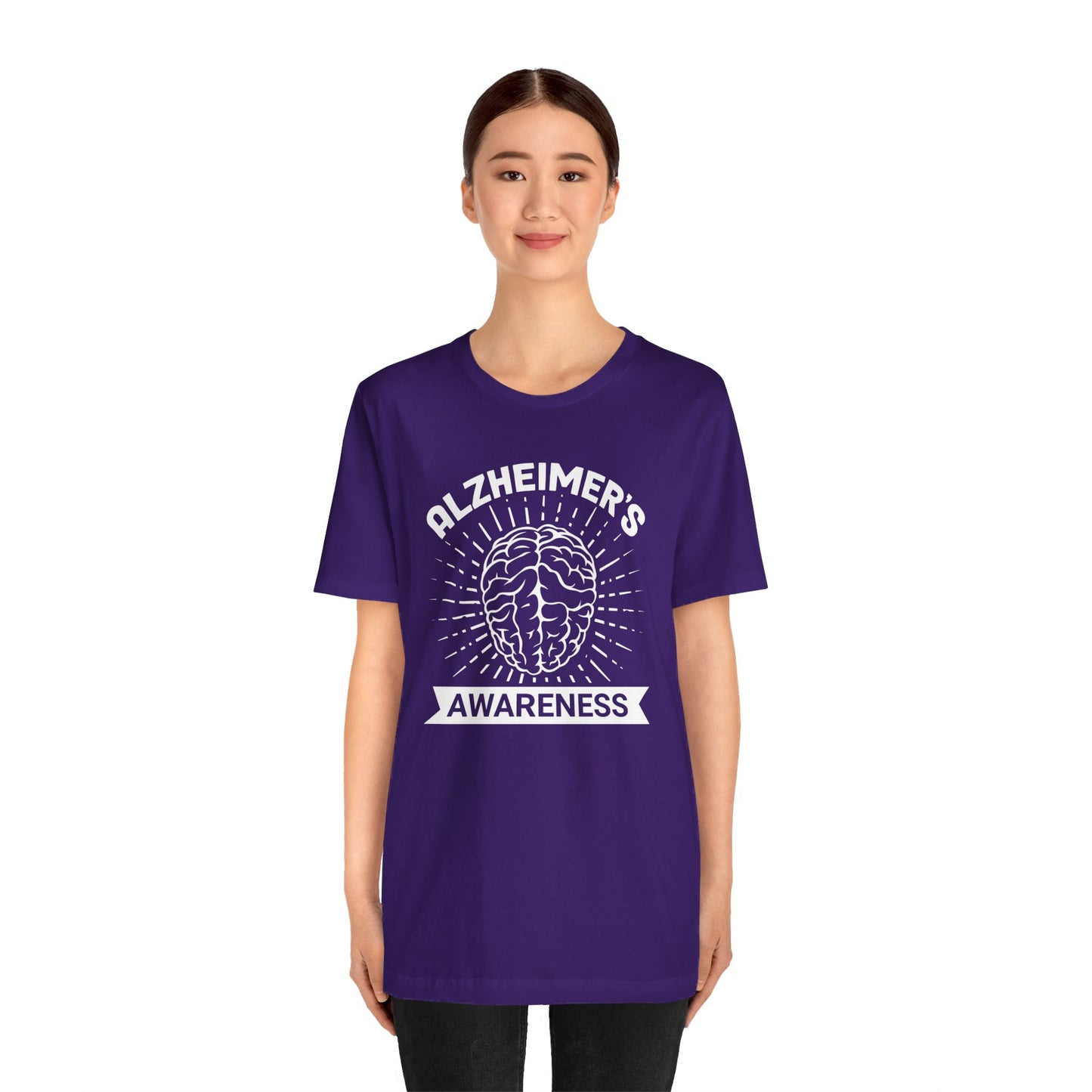 Alzheimers Awareness - Unisex Jersey Short Sleeve Tee