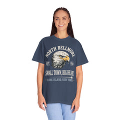 Your Home Town Personalized Eagle T‑Shirt — "Small Town, Big Heart"