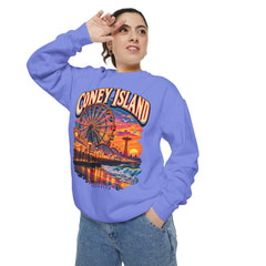 Brooklyn's Coney Island Sunset Sweatshirt - Comfort Colors Soft